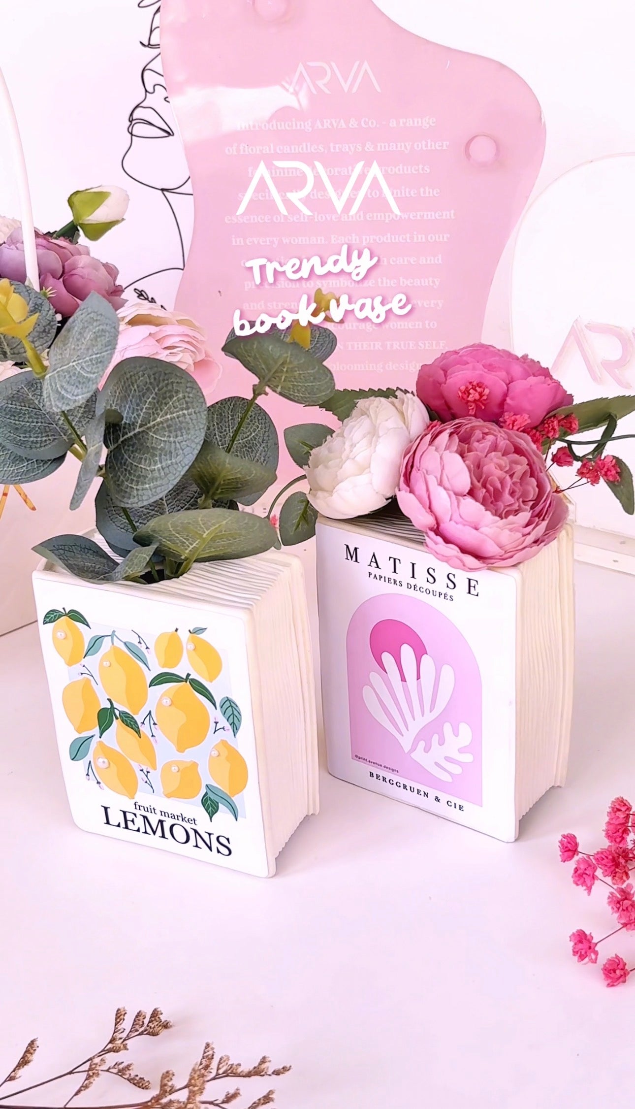 Book Vase (Custom Designed)