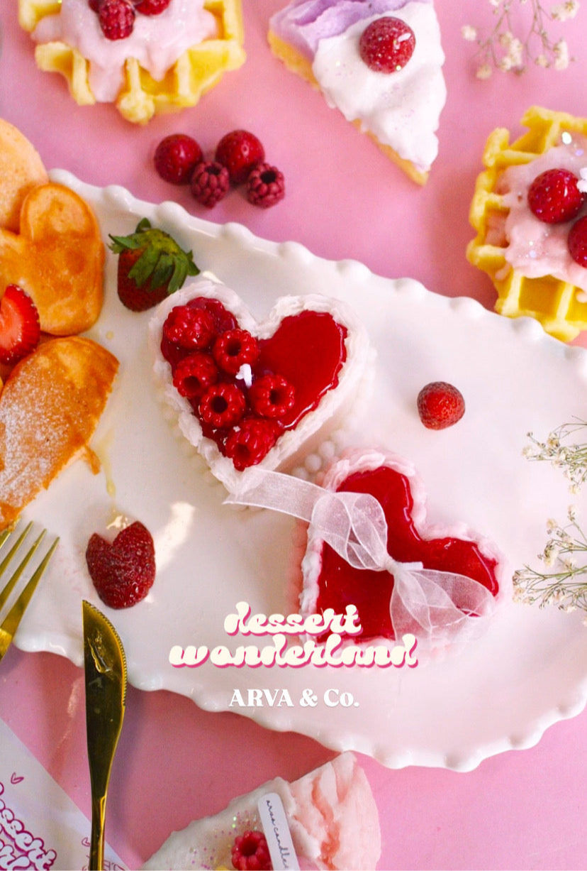 Heart Cake Candle