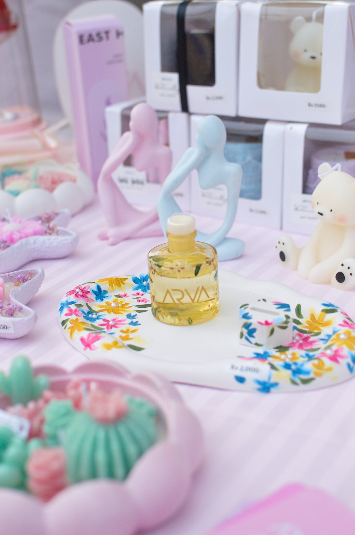 3. Hand-Painted Artisan Reed Diffusers