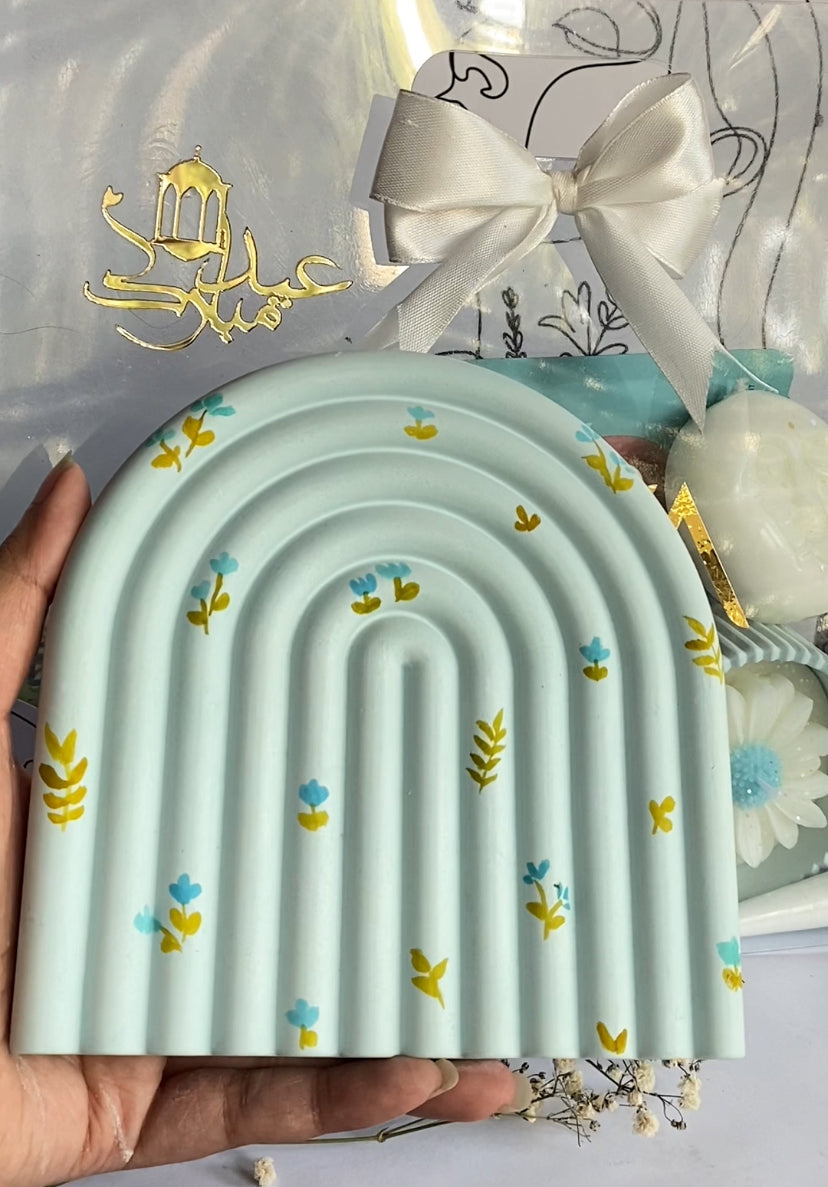 Floral Hand Painted Trays