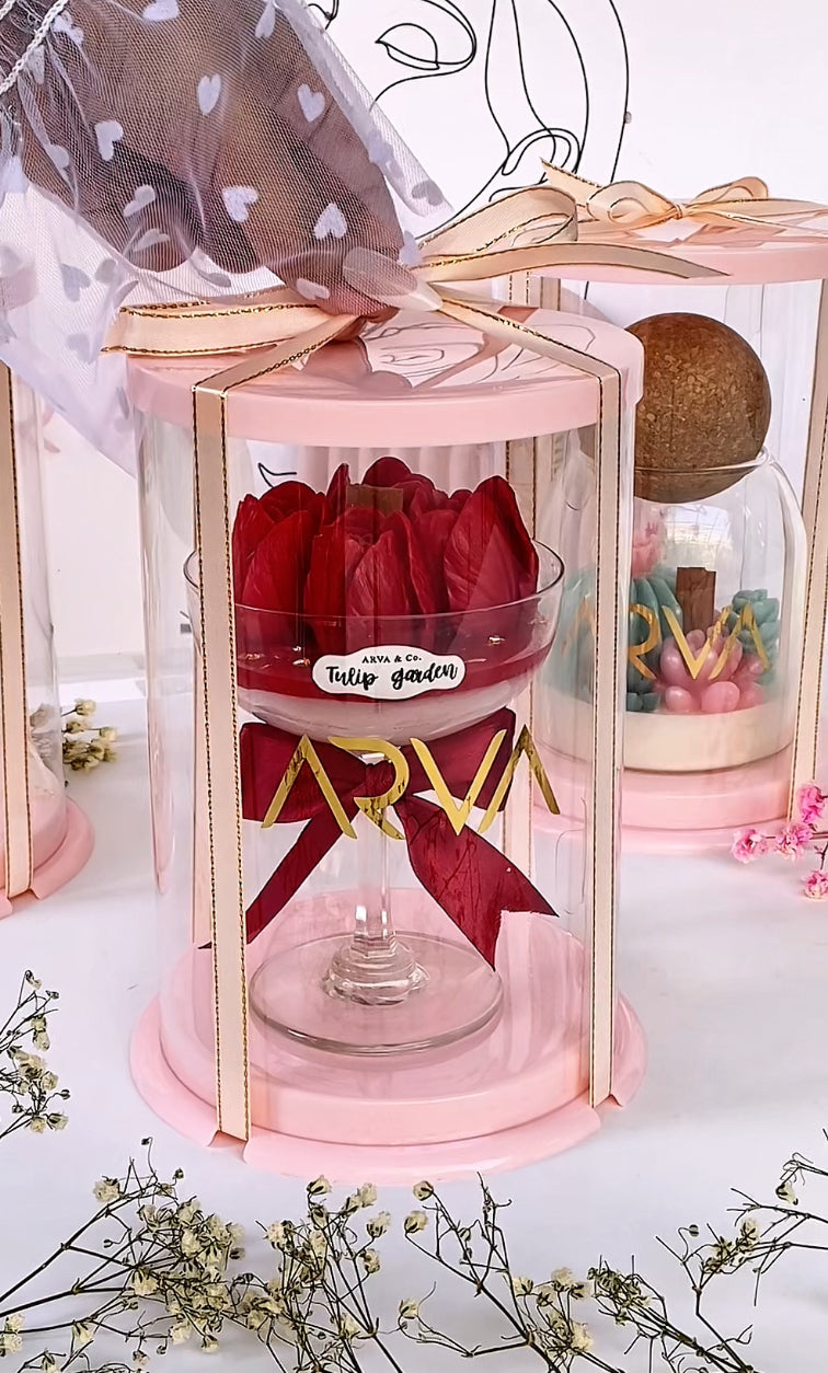 3. Tulip Garden Candle (Luxuriously Gift Packaged)