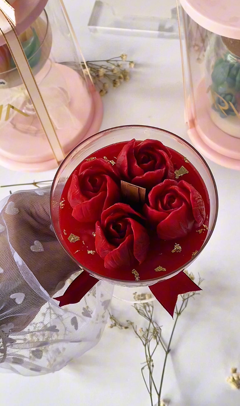 3. Tulip Garden Candle (Luxuriously Gift Packaged)