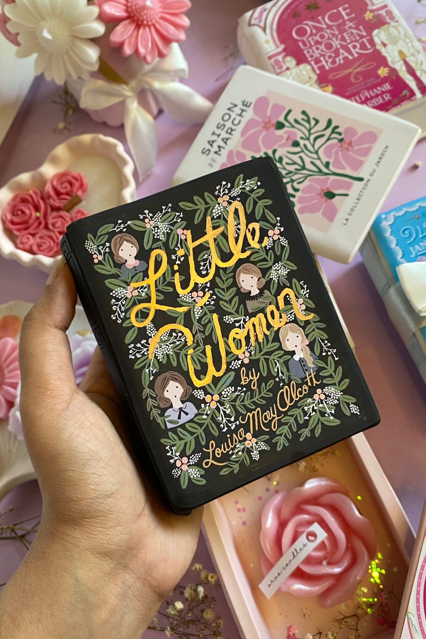 Book Pot Candle (Custom designed)