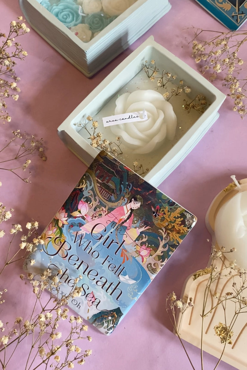 Book Pot Candle (Custom designed)