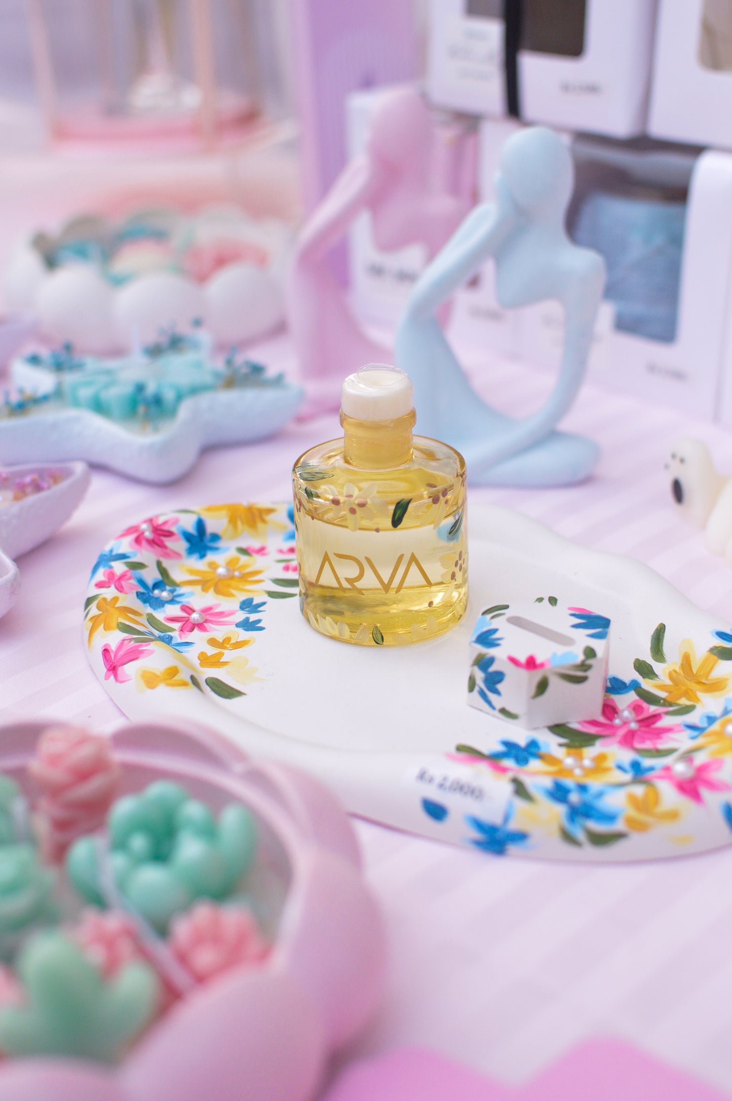 3. Hand-Painted Artisan Reed Diffusers