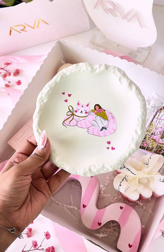 Cat themed Gift Set (Pink)