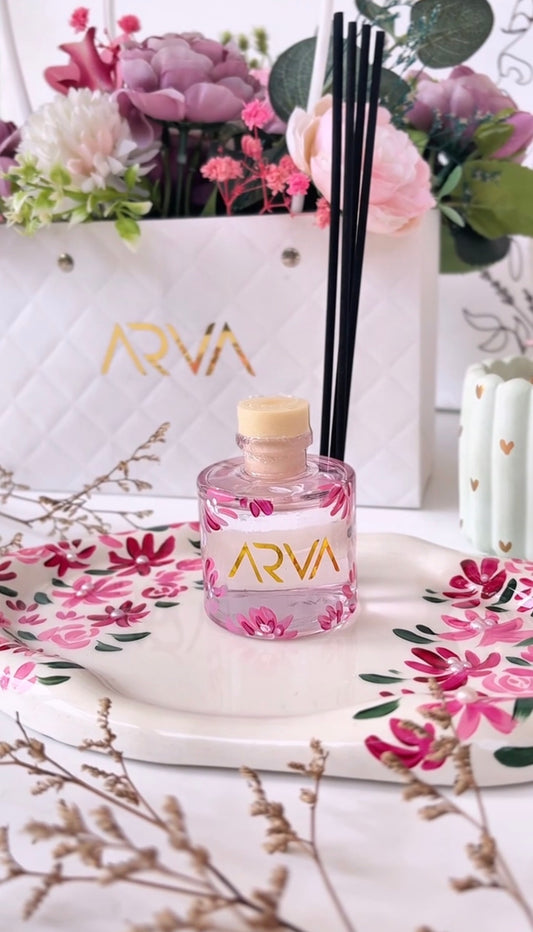 3. Hand-Painted Artisan Reed Diffusers