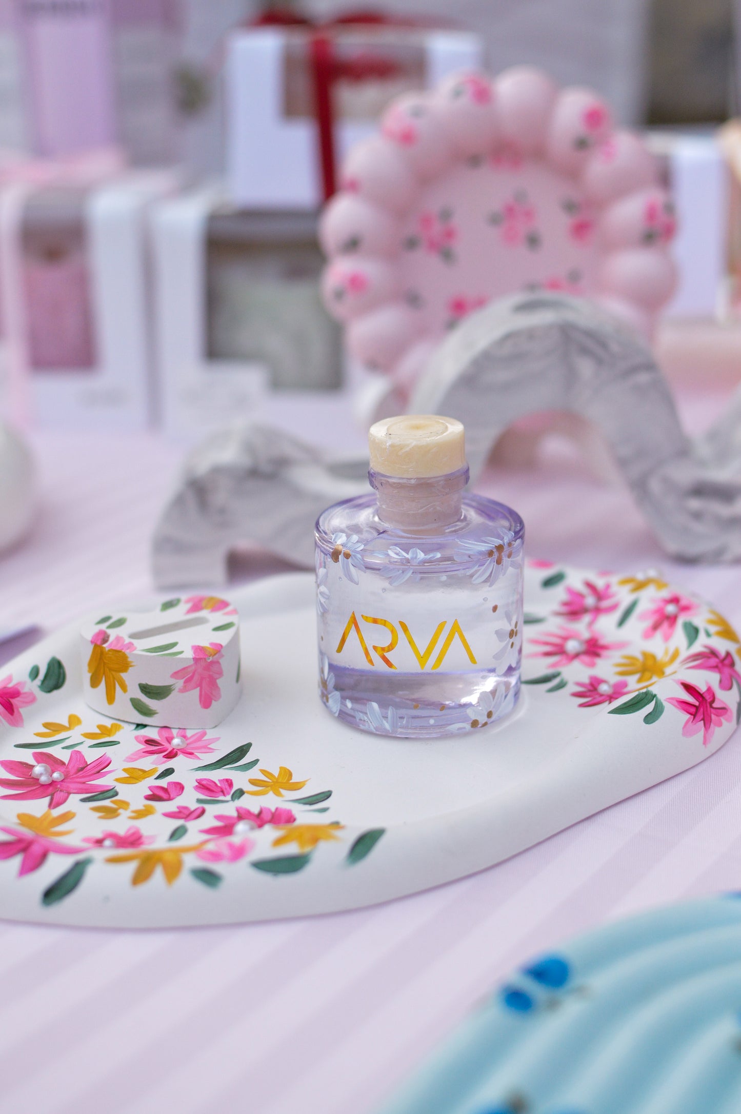 3. Hand-Painted Artisan Reed Diffusers