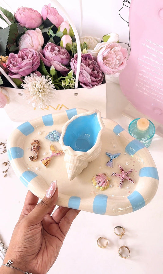 3d Ocean Themed Glossy Tray