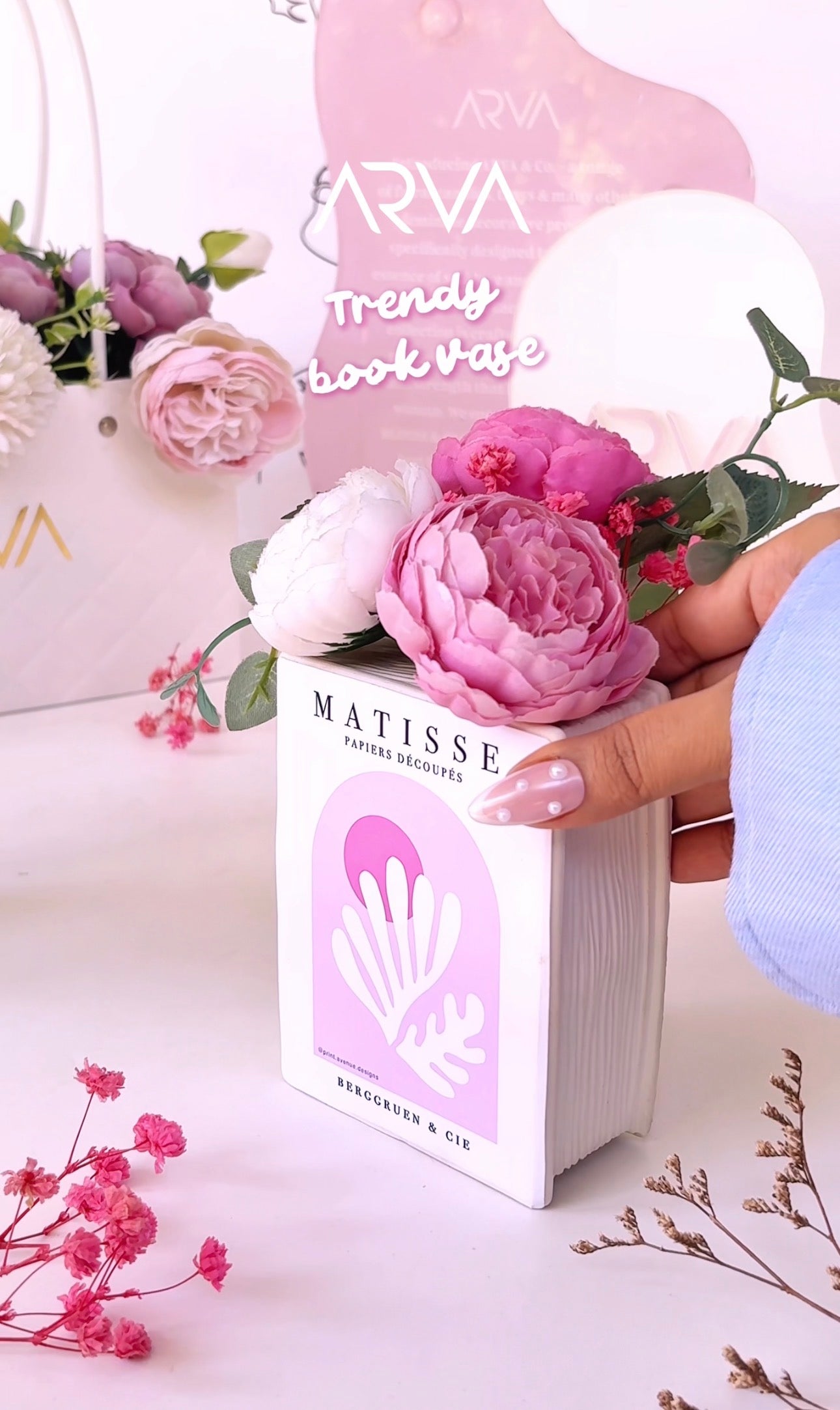 Book Vase (Custom Designed)
