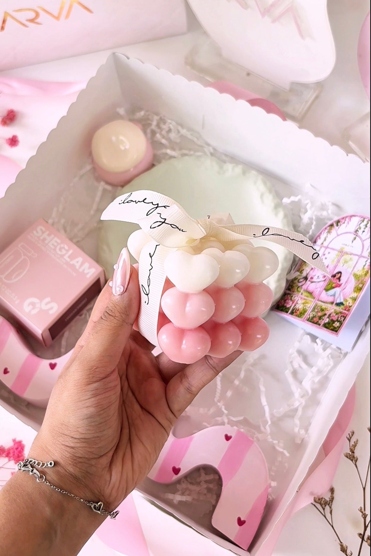 Cat themed Gift Set (Pink)
