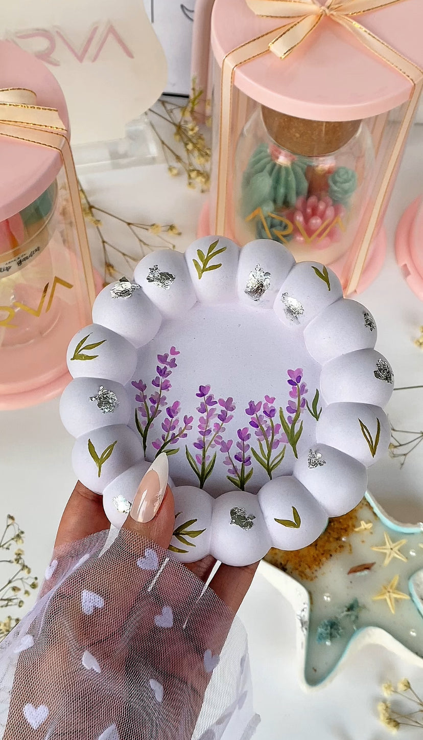 Floral Hand Painted Trays