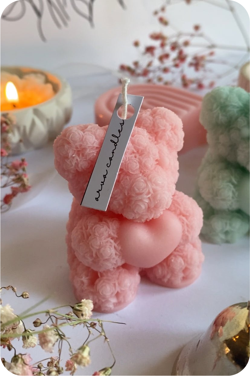 Mini Teddy Candle